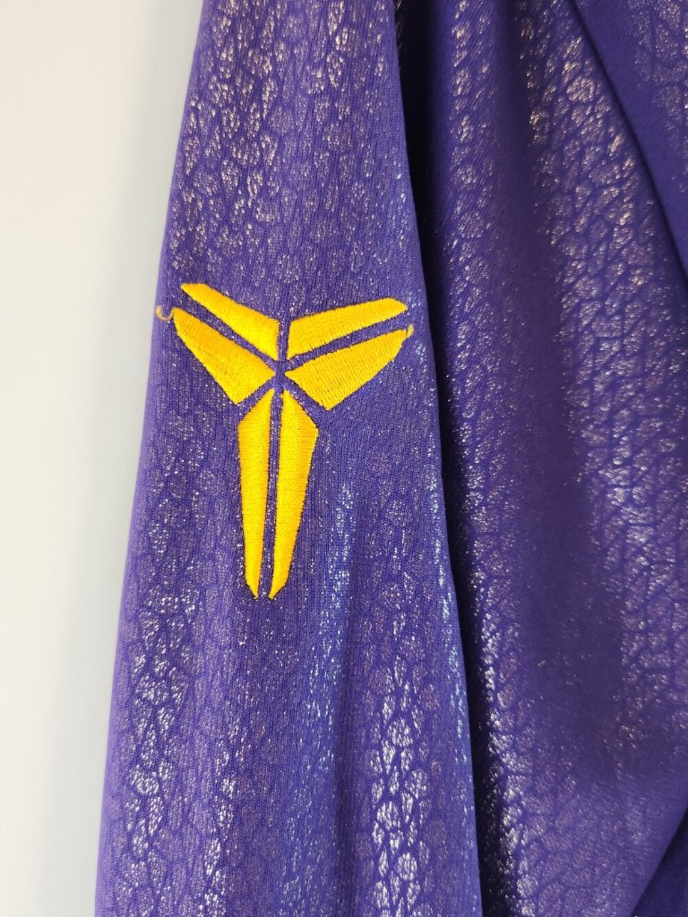 Nike Kobe Bryant Hero Print Full Zip Hoodie Metallic Purple Size Large Lakers - Picture 6 of 13